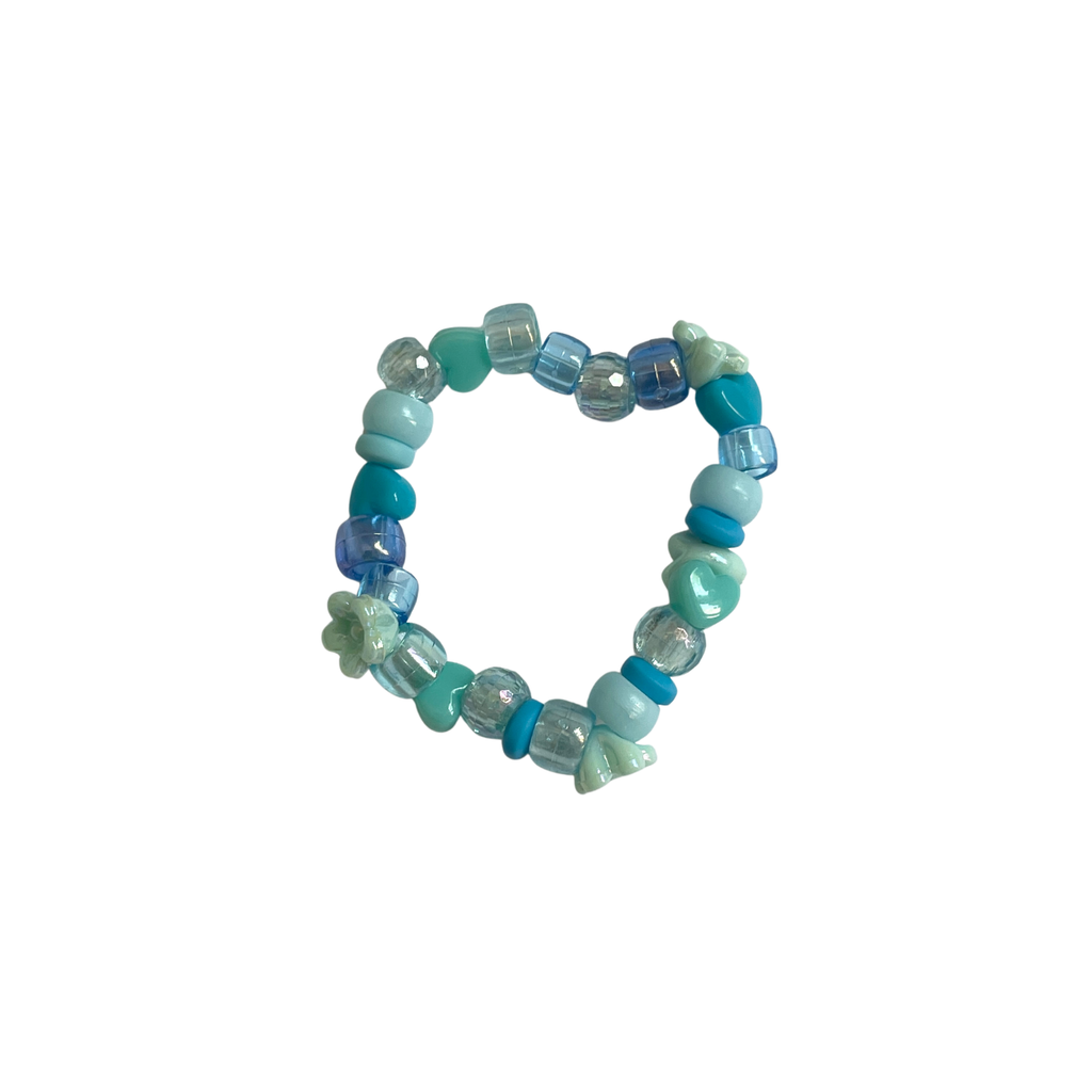 Blue Beaded Bracelet