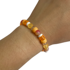 Orange Beaded Bracelet
