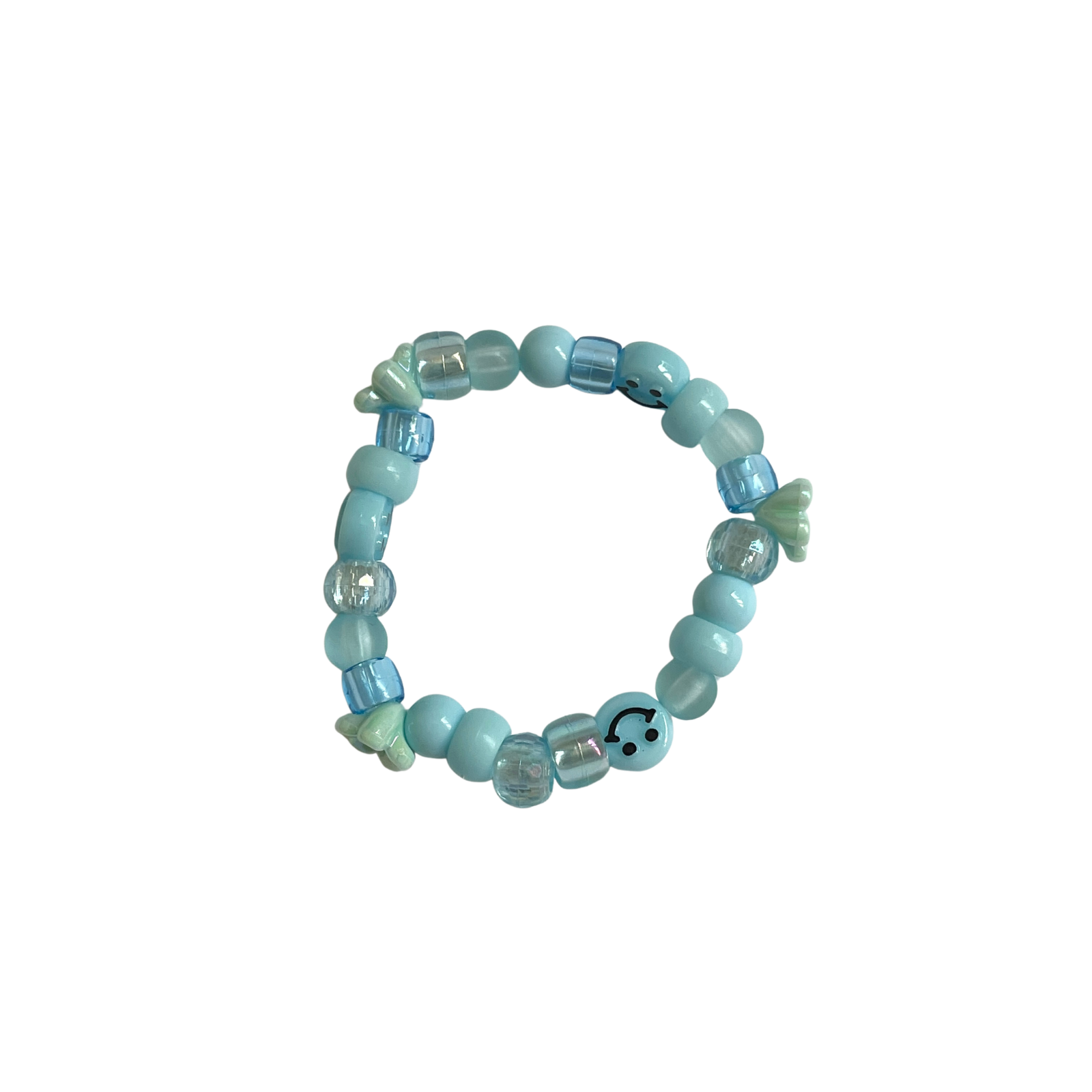 Blue Beaded Bracelet