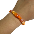 Orange Beaded Bracelet