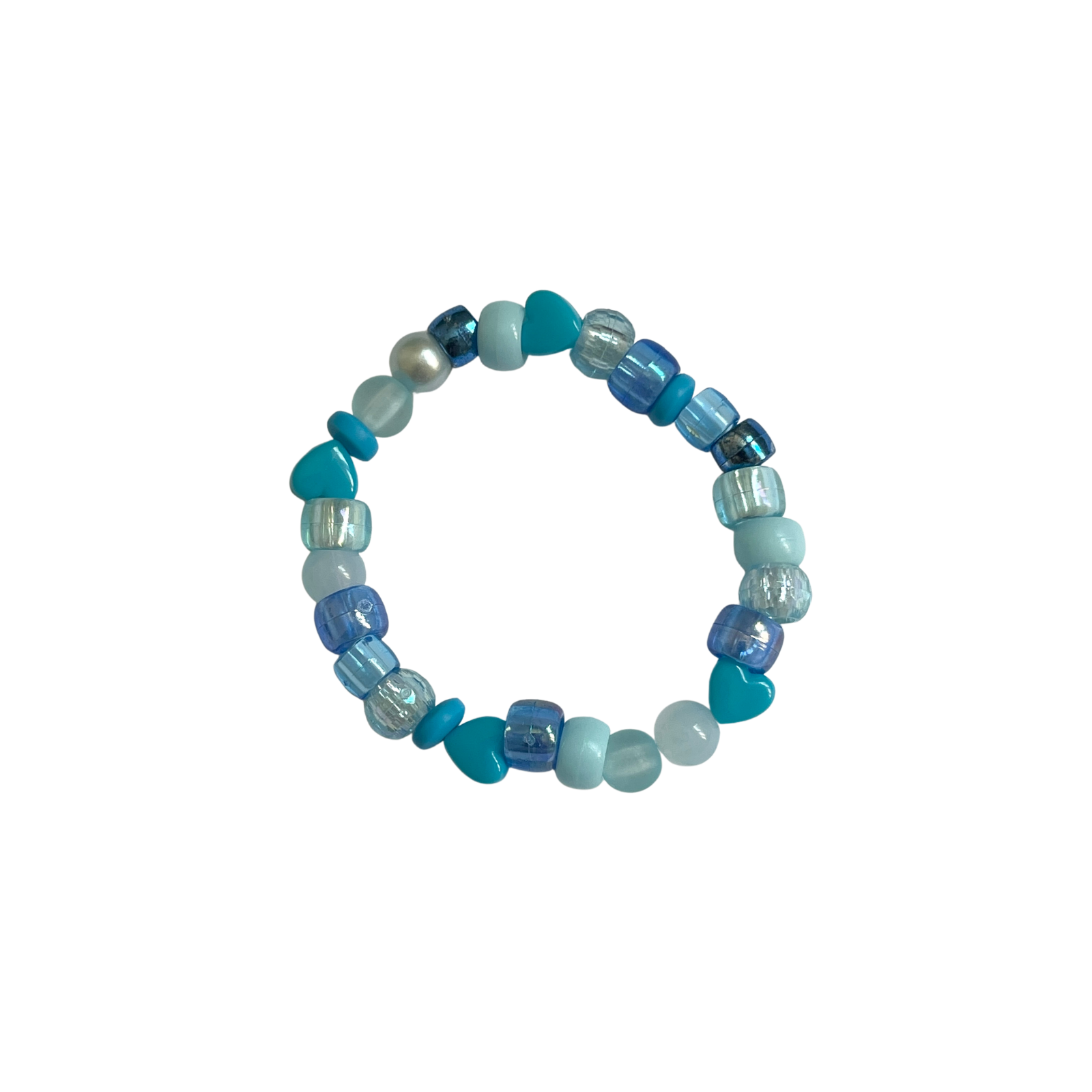 Blue Beaded Bracelet