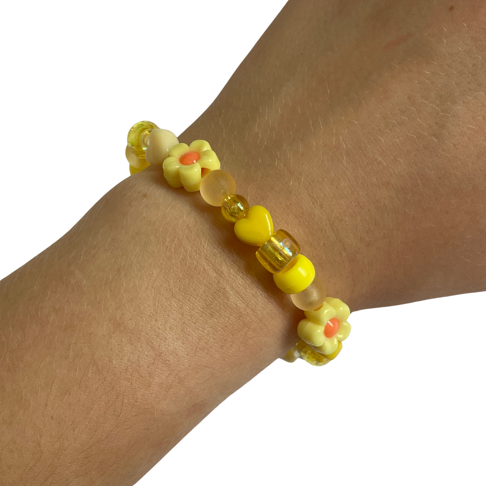Yellow Beaded Bracelet