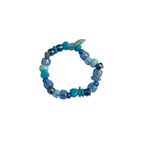 Blue Beaded Bracelet