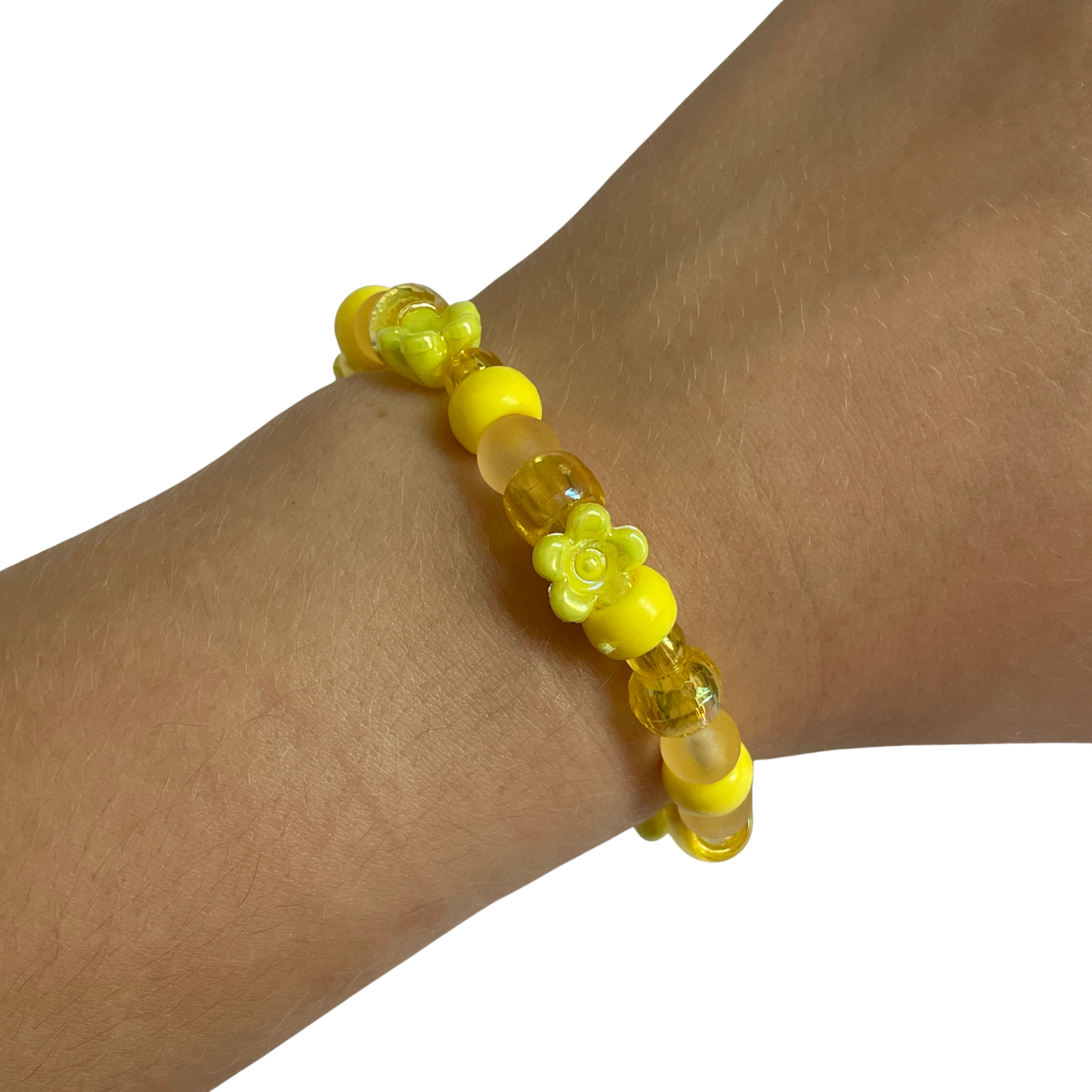 Yellow Beaded Bracelet