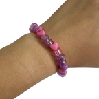 Purple Beaded Bracelet