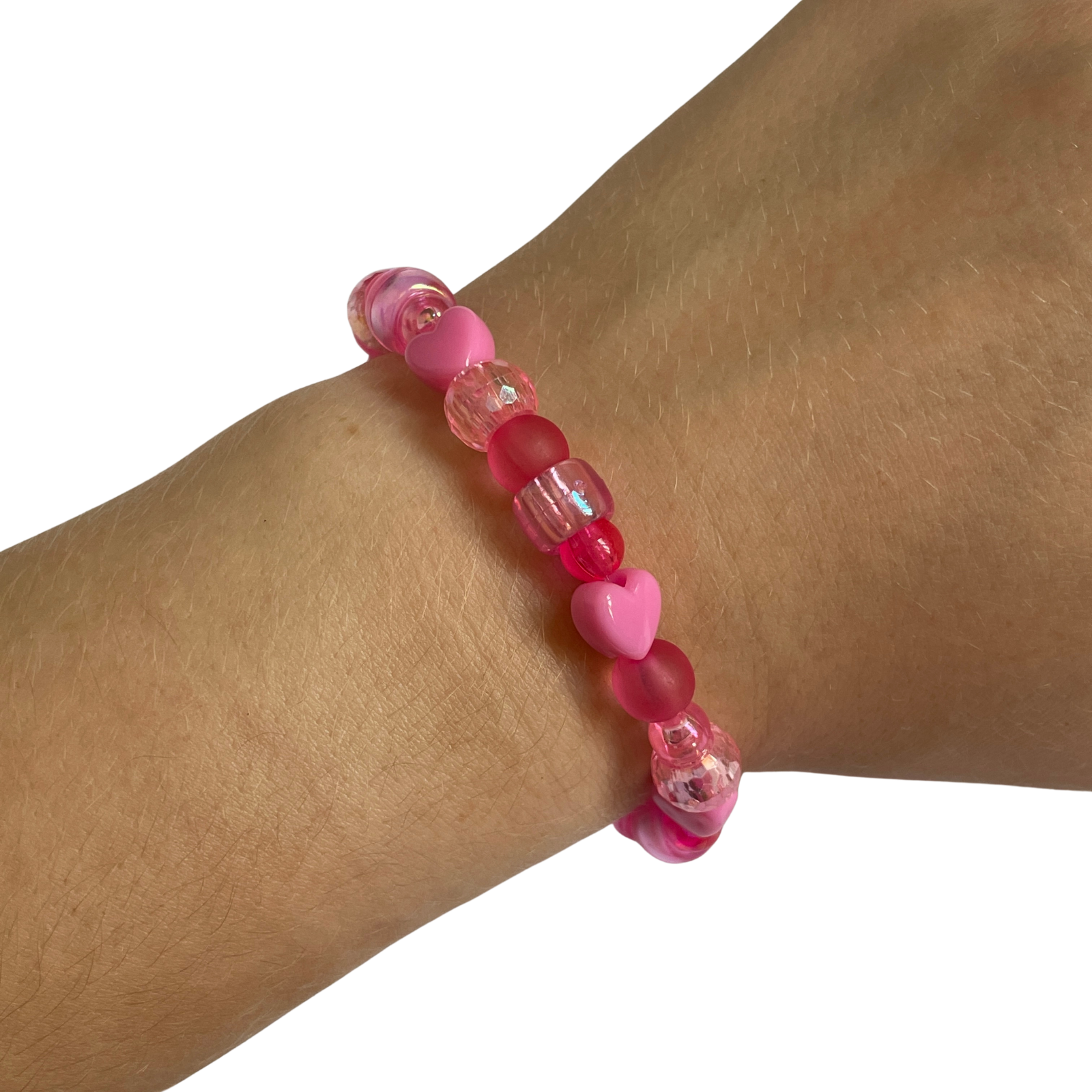 Pink Beaded Bracelet