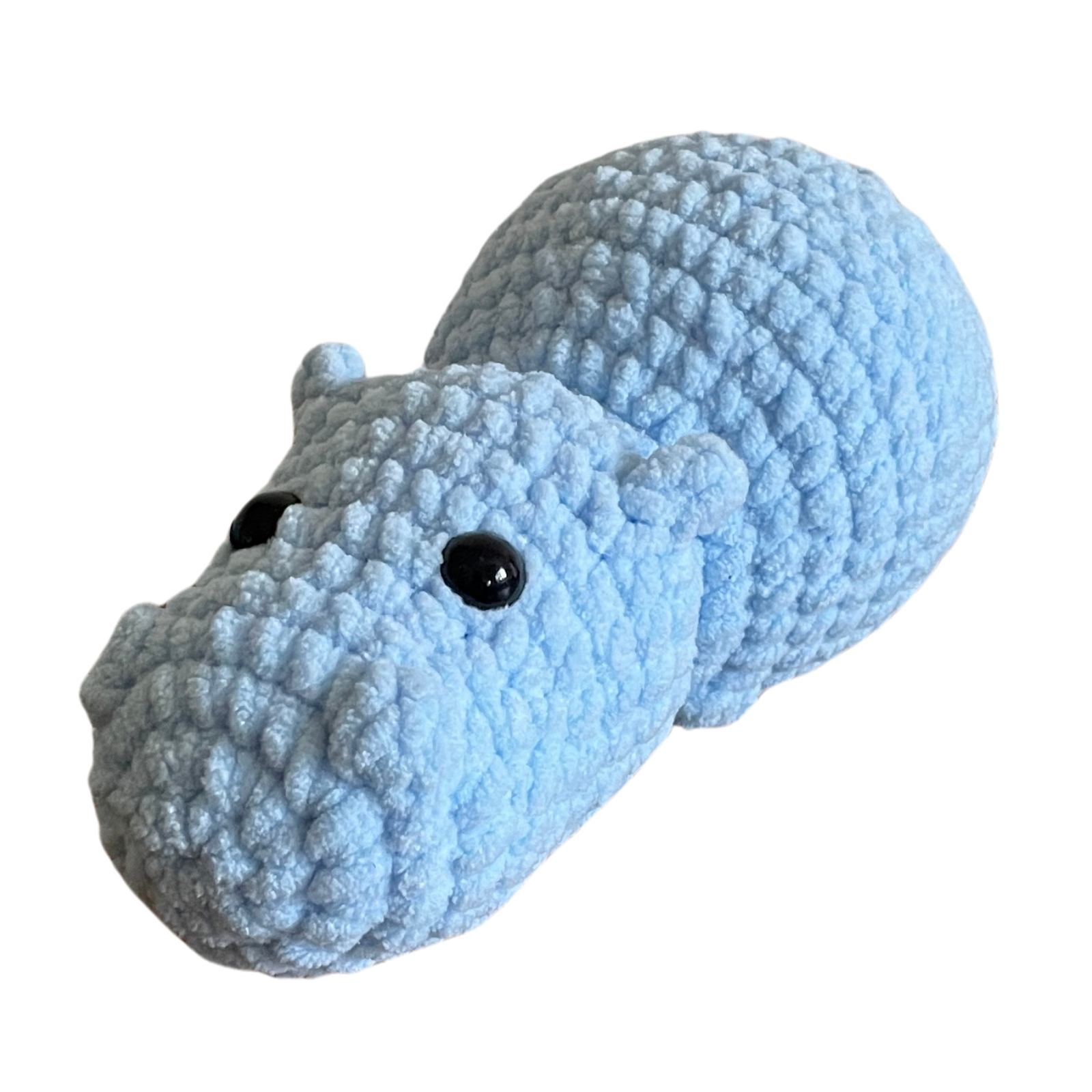 Custom Crocheted Mini Pride Hippo Plushie (1 pc)