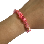 Pink Beaded Bracelet