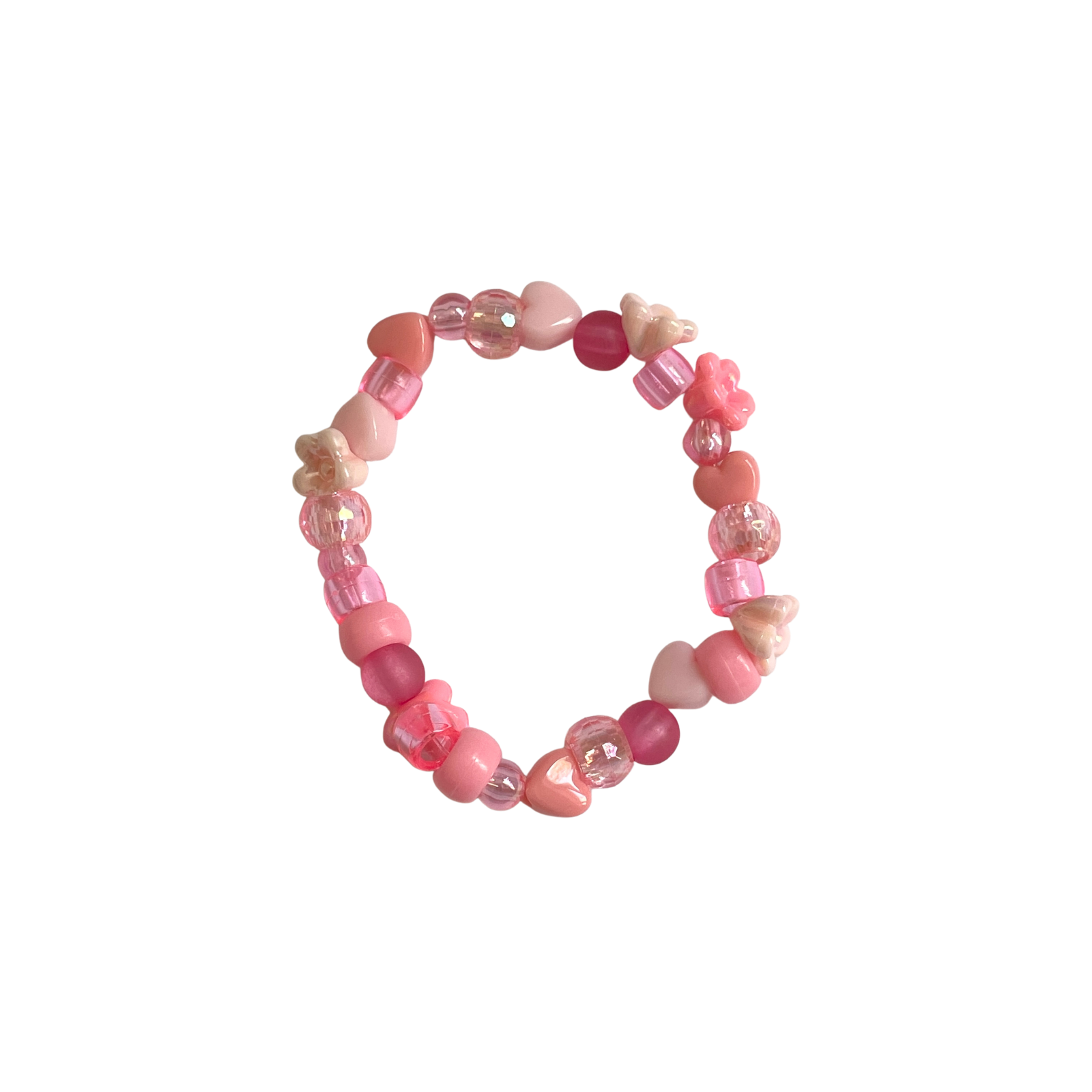 Pink Beaded Bracelet