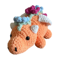 Crocheted Flower Dragon Plushie (1 pc)