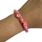 Pink Beaded Bracelet