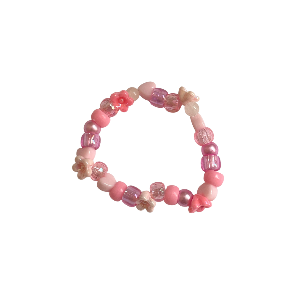 Pink Beaded Bracelet