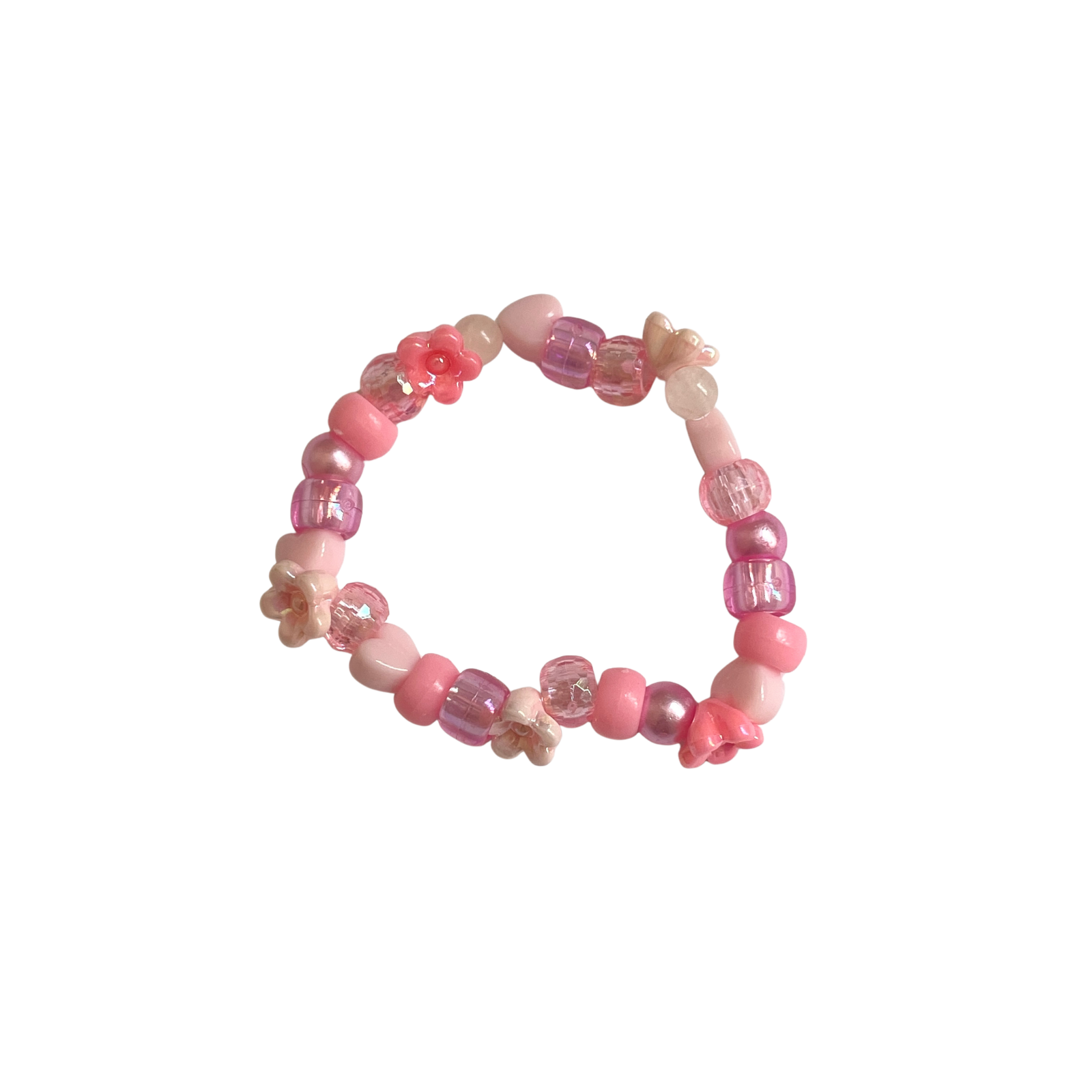 Pink Beaded Bracelet