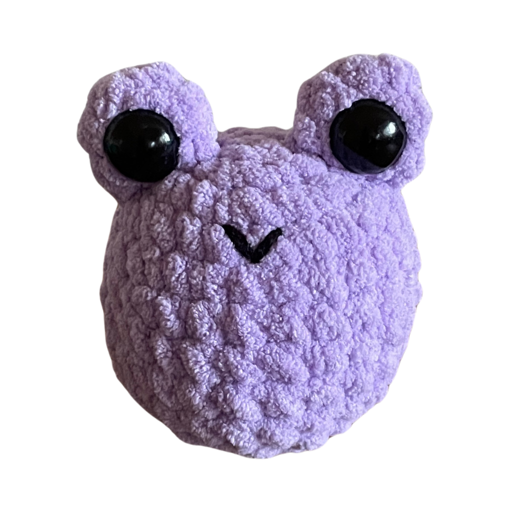 Custom Crocheted Pride Frog Plushie (1 pc)