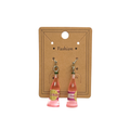 Strawberry Lemonade Bottle Dangle Earrings (1 pair)