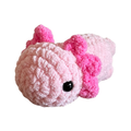 Custom Crocheted Axolotl Plushie (1 pc)