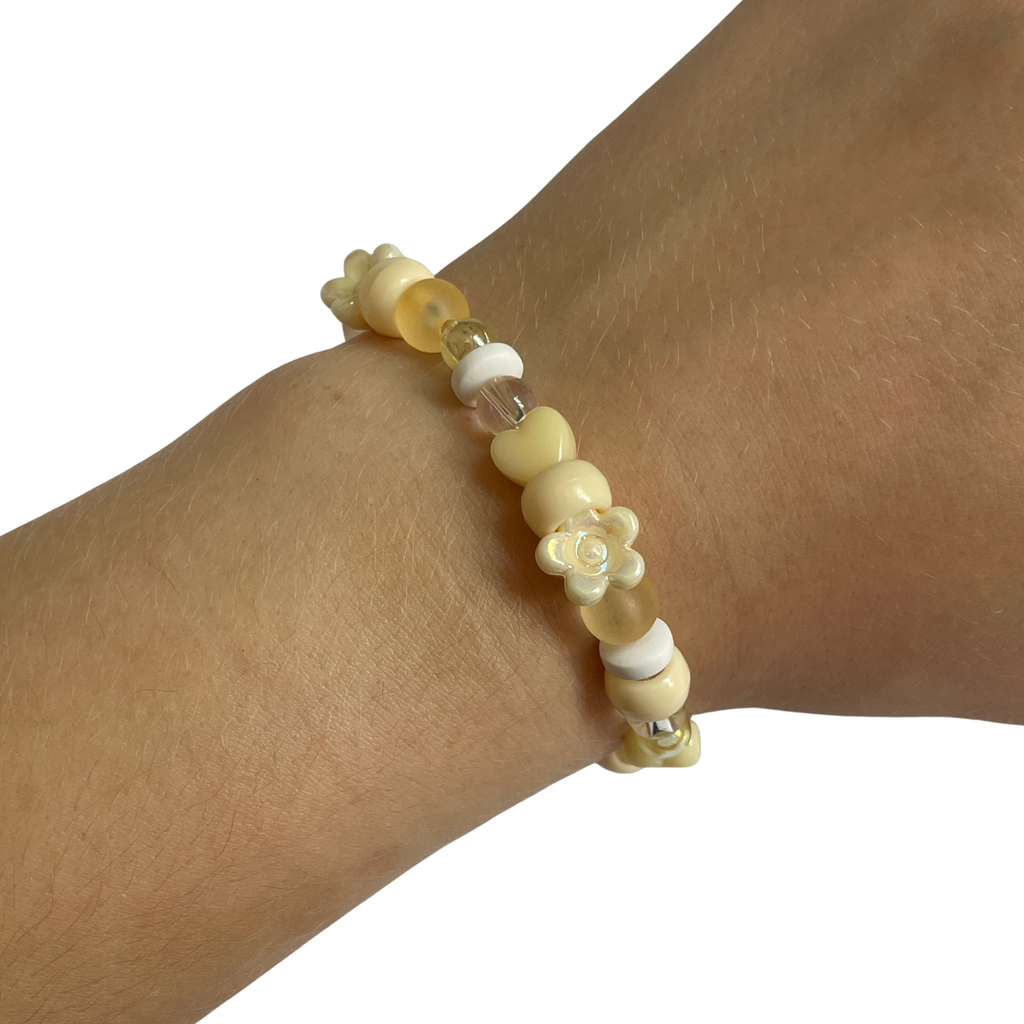 Cream Beaded Bracelet