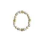 White Beaded Bracelet