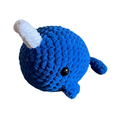 Custom Crocheted Mini Whale/Narwhal Plushie (1 pc)