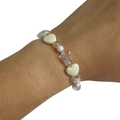 White Beaded Bracelet