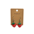 Strawberry Dangle Earrings (1 pair)