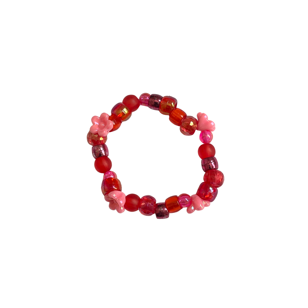 Red Beaded Bracelet