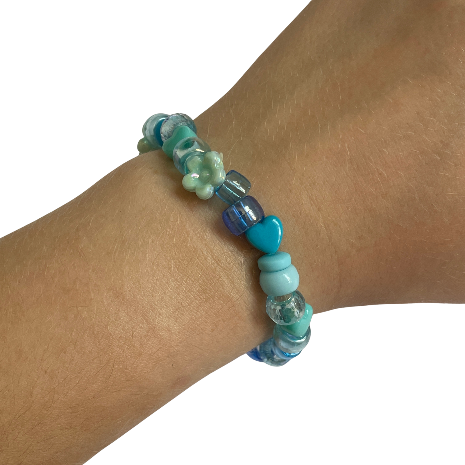 Blue Beaded Bracelet