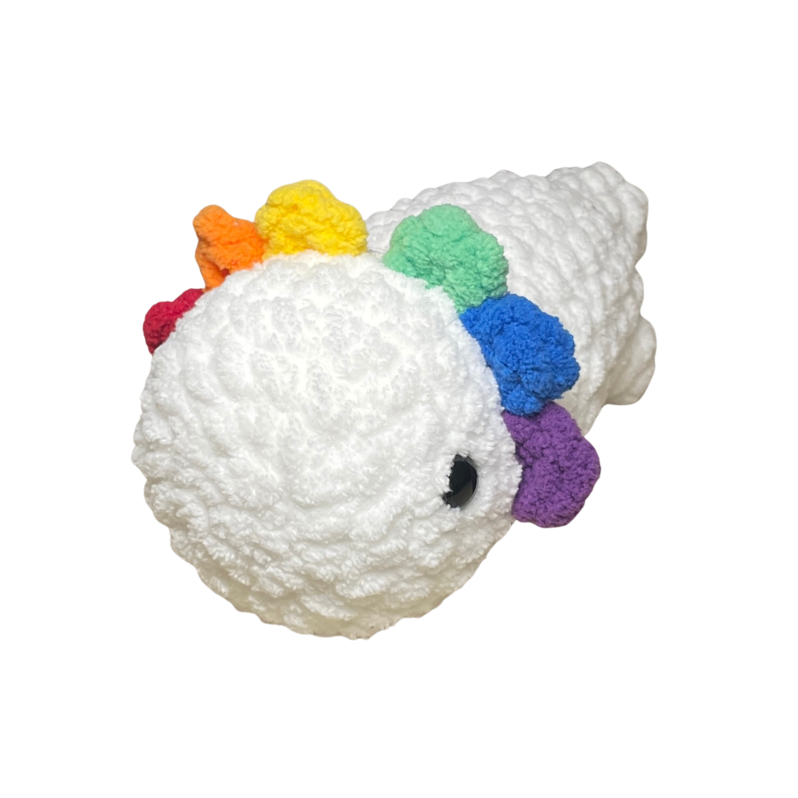 Custom Crocheted Pride Axolotl Plushie (1 pc)