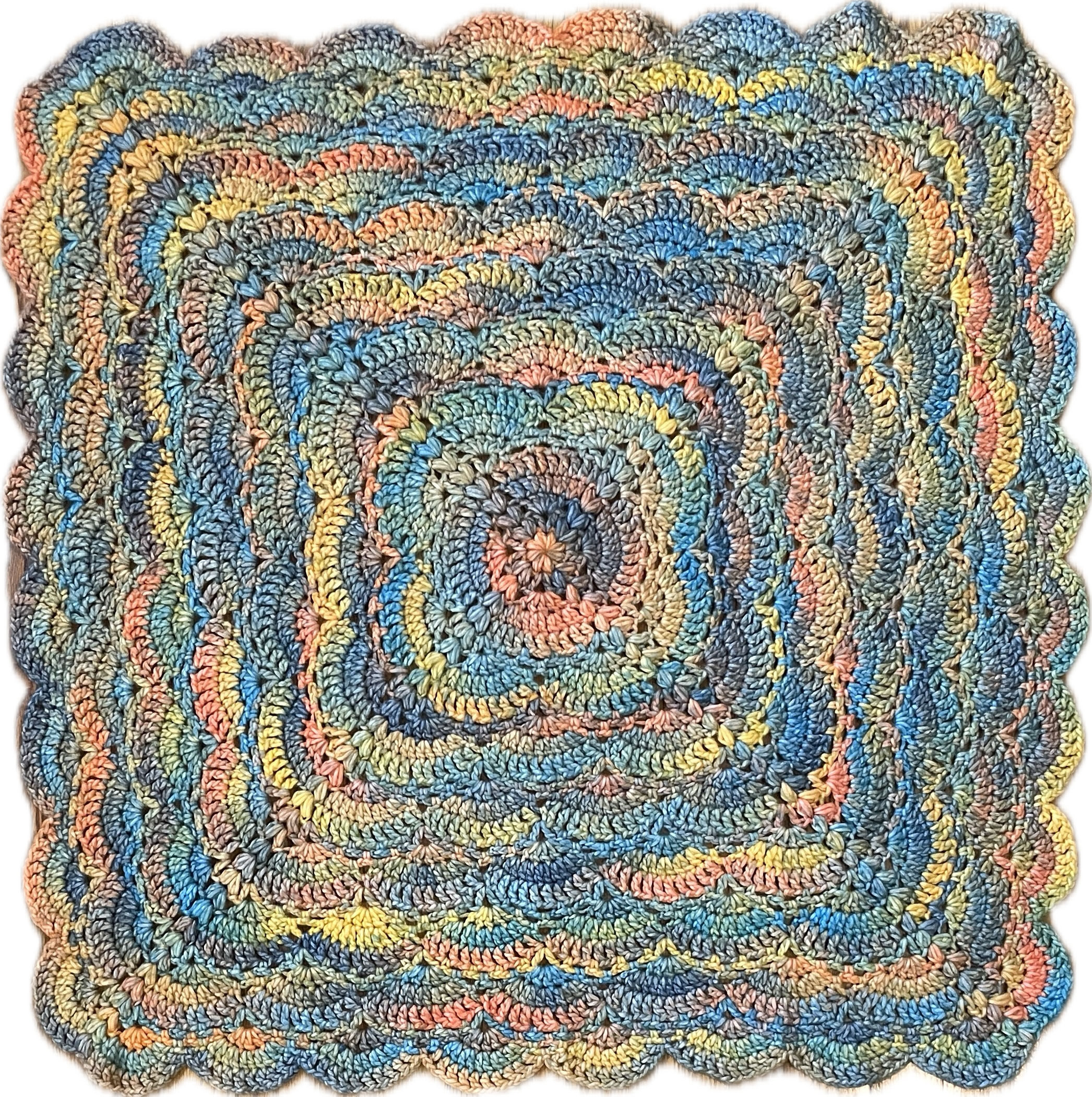 Crocheted Baby Blanket (1 pc)