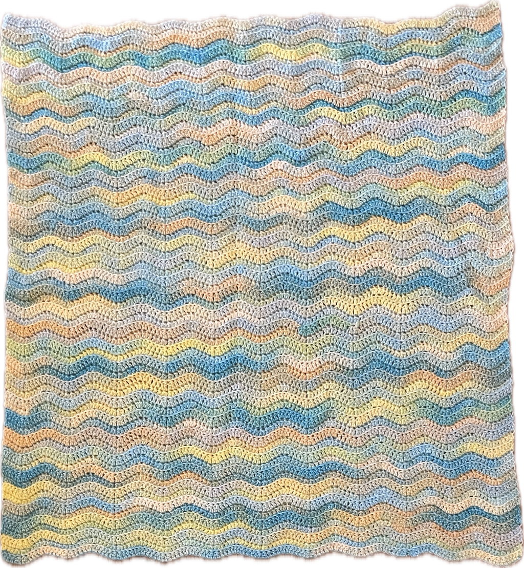 Crocheted Baby Blanket (1 pc)