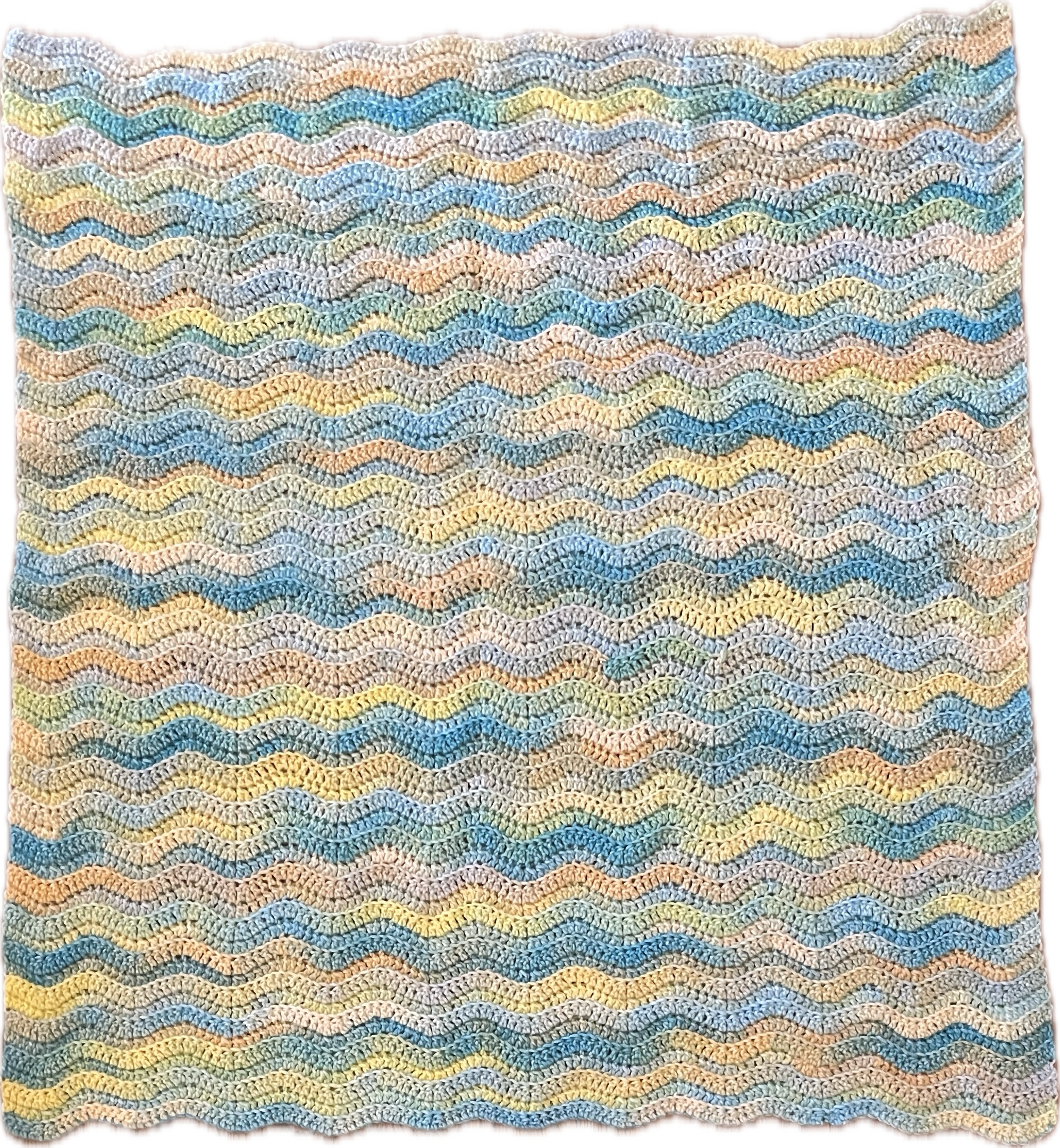 Crocheted Baby Blanket (1 pc)