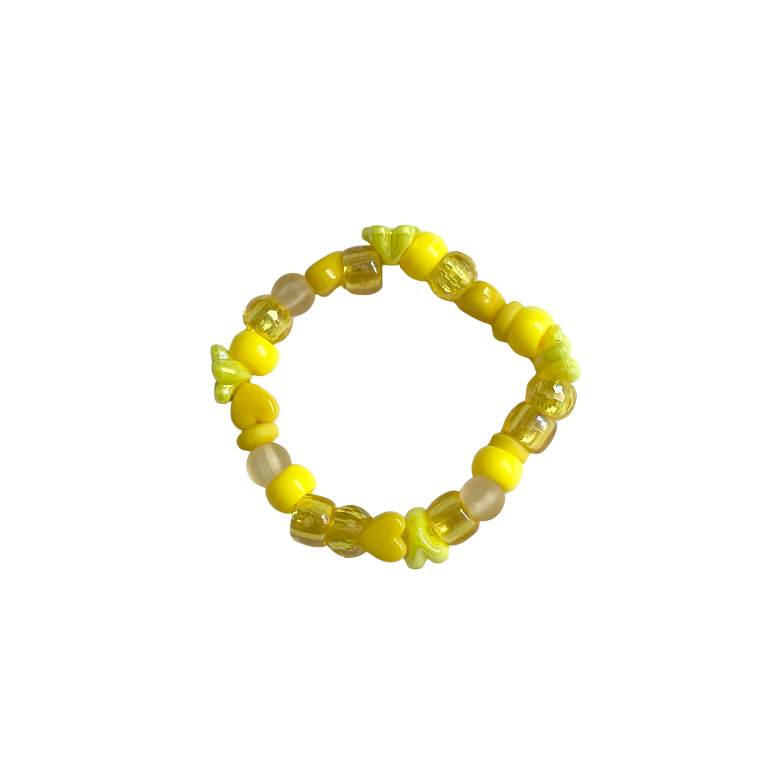 Yellow Beaded Bracelet