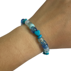 Blue Beaded Bracelet